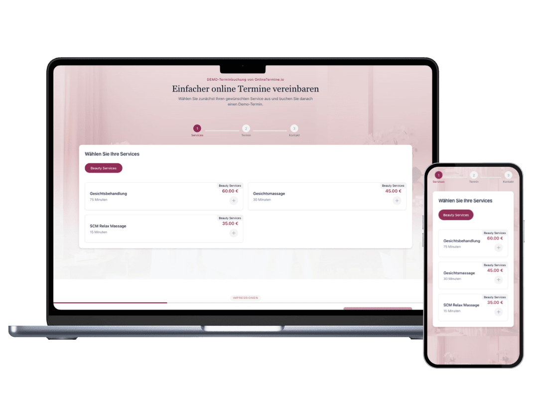 Buchungskalender Vorschau