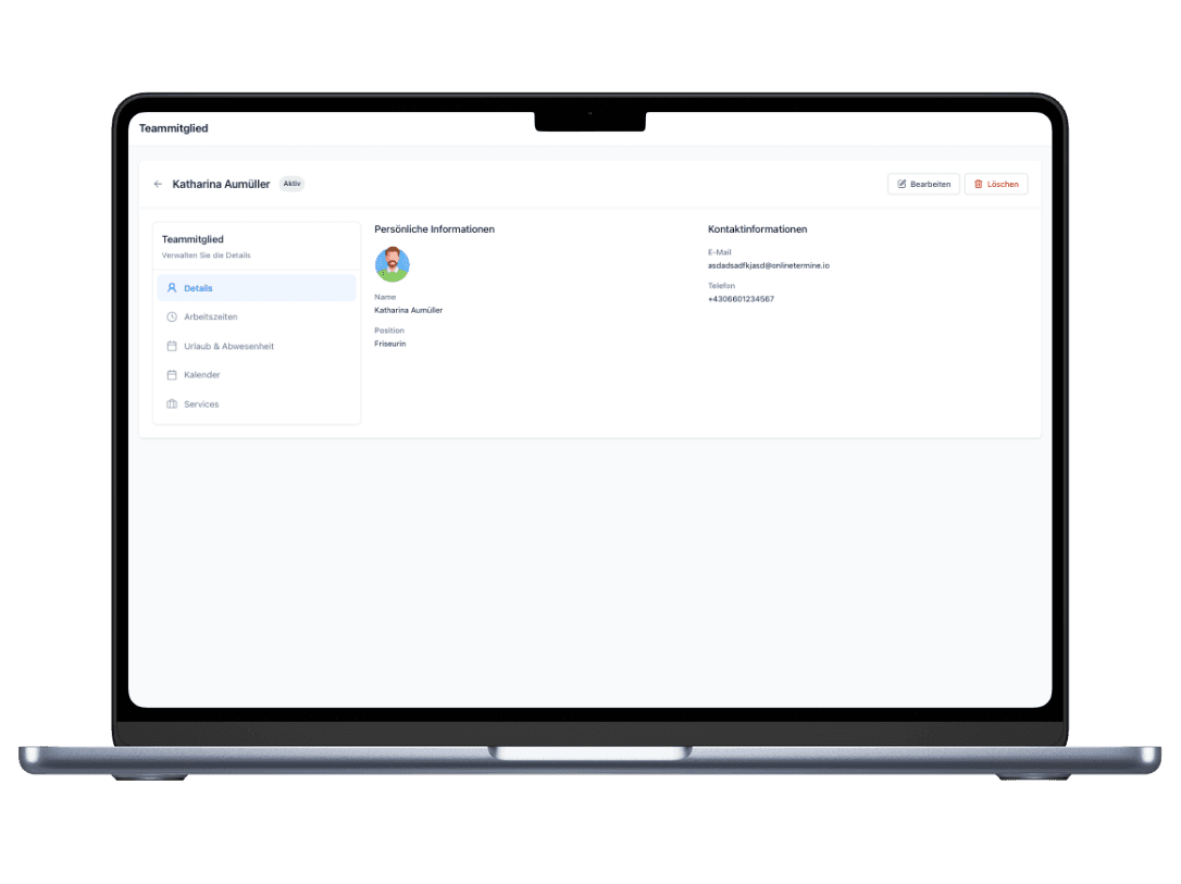 Buchungskalender Vorschau